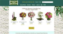 Desktop Screenshot of personalflowers.net