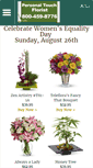 Mobile Screenshot of personalflowers.net